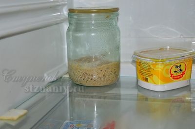 Хранение ржаной закваски в холодильнике